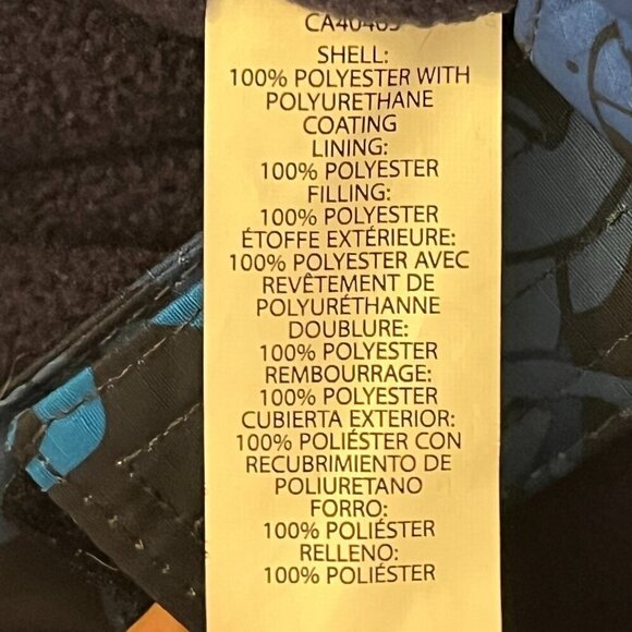 The Children's Place snow pants bib overalls dinosaurs blue 12-18 months - Picture 7 of 8